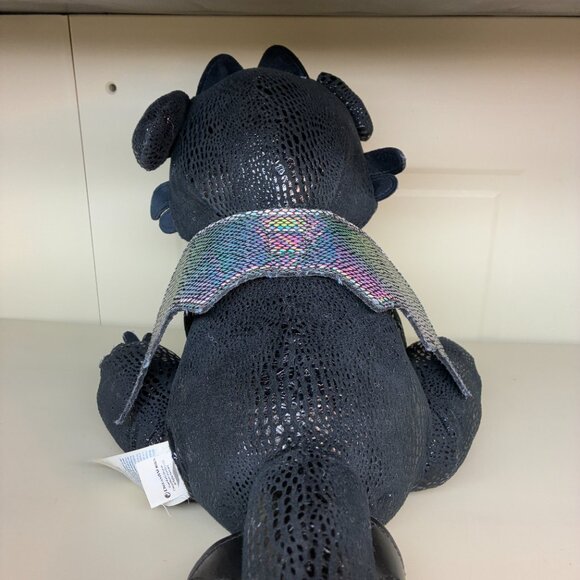 BAB Build a Bear Toothless How to Train Your Dragon Plush 25th Celebration WINGS - Picture 5 of 8